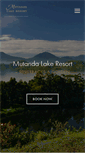 Mobile Screenshot of mutandalakeresort.com